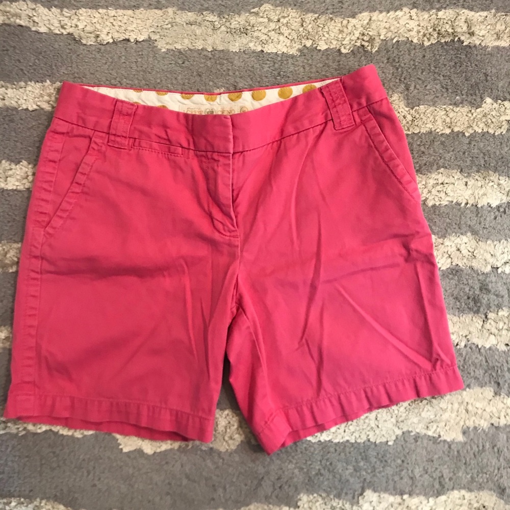 J.Crew Chino Pink Shorts City Fit Size 4